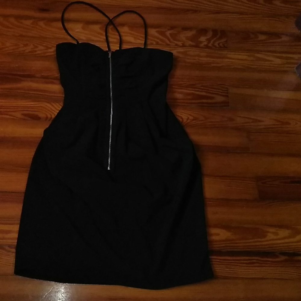 Black strappy dress
